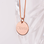 KAYA sieraden Silver necklace with engraving charm 'Tiffany style'         - Copy