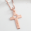 KAYA sieraden Silver necklace 'Sparkling Cross'         - Copy