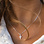 KAYA sieraden Silver necklace 'Sparkling Cross' - Copy