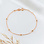 KAYA sieraden Bracelet 'Spheres' - Rose Gold Plated