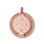 KAYA sieraden Loose Charm with Initials 'Olivia' - Rose Gold Plated
