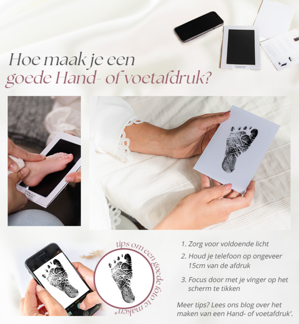 KAYA sieraden Ink pad for hand and footprint