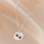 Gegraveerde sieraden Necklace with 2 Handprints - Black