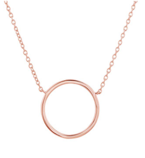 KAYA sieraden Necklace 'Love Goes Round' - Rose Gold Plated