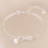 KAYA sieraden Armband met Letter 'Infinity Crystal'