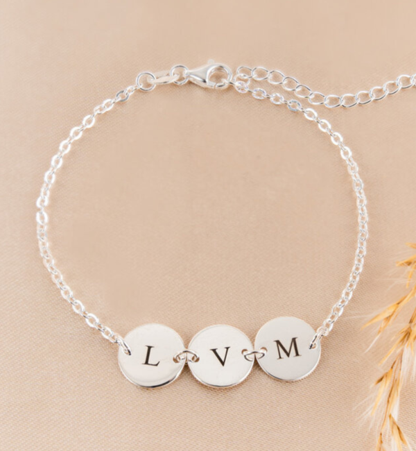 KAYA sieraden Armband met Letters 'Initiaal'