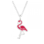 KAYA sieraden Silver Children's Necklace 'Flamingo'