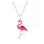 KAYA sieraden Zilveren Kinderketting 'Flamingo'