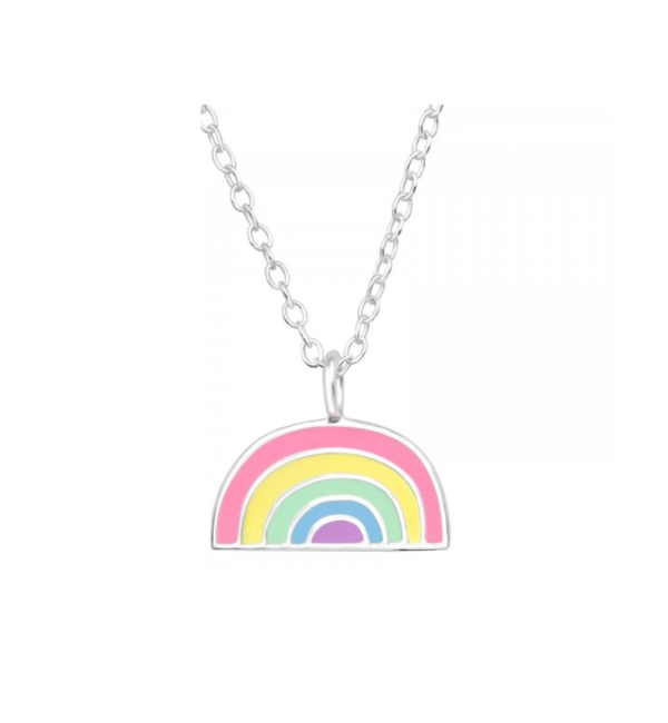 KAYA sieraden Zilveren Kinderketting 'Rainbow'