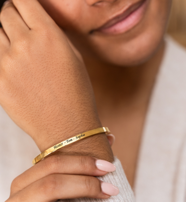 KAYA sieraden Cuff bracelet ‘Classic’ Gold colored