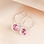 KAYA sieraden Bridal Hoop Earrings 'Birthstone' | Choose the Color
