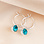 KAYA sieraden Bridal Hoop Earrings 'Birthstone' | Choose the Color