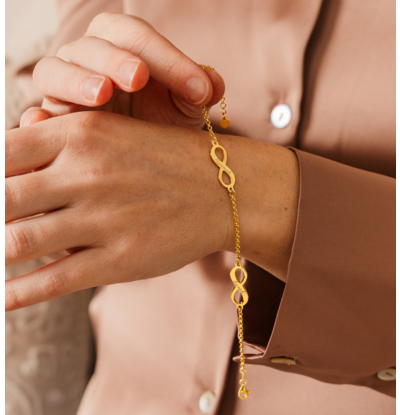 KAYA sieraden Armband 'Infinity' 2 namen