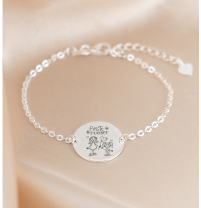 KAYA sieraden Armband met Kindertekening
