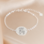 KAYA sieraden Silver necklace with engraving charm 'Tiffany style'