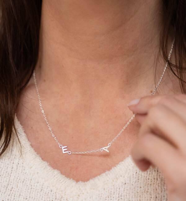 KAYA sieraden Letter ketting 'Initials'  I Stel Zelf Samen