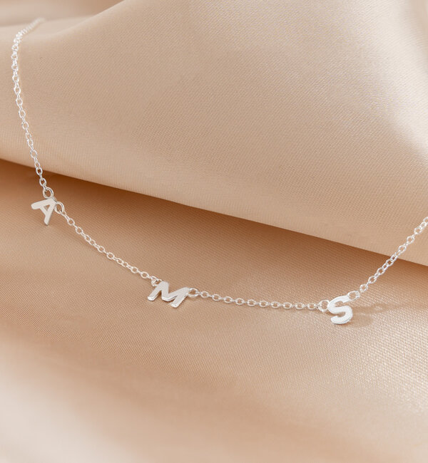 KAYA sieraden Letter Necklace 'Horizontal' | Choose your Charms