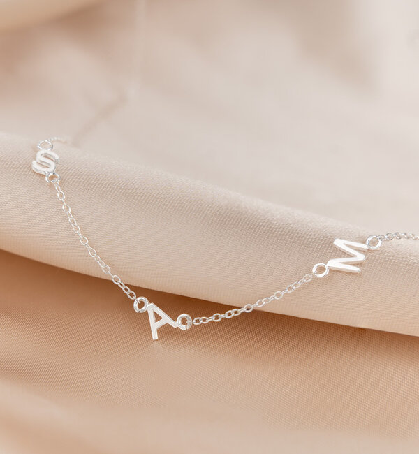 KAYA sieraden Letter ketting 'Initials'  I Stel Zelf Samen