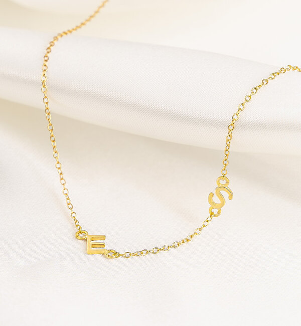 KAYA sieraden Letter chain 'Initials' I put together myself