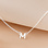 KAYA sieraden Letter Ketting  'Horizontaal' I 1 letter