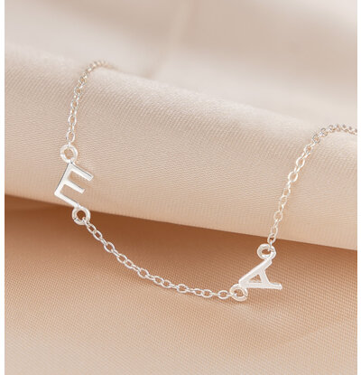 KAYA sieraden Letter chain I 2 slanted letters