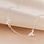 KAYA sieraden Letter chain I 2 slanted letters