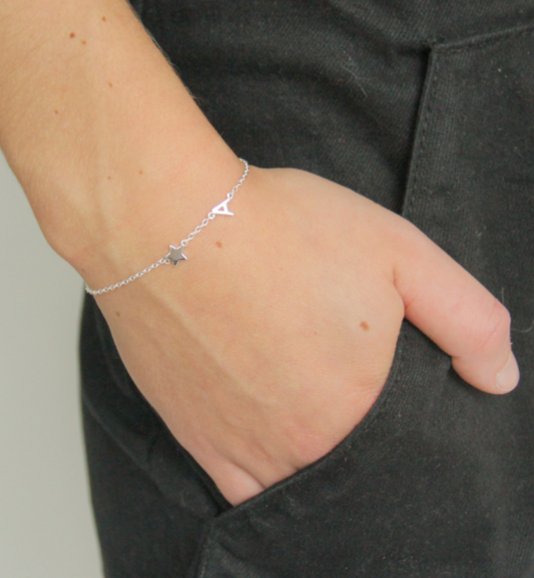 KAYA sieraden Bracelet with Letters of Your Choice