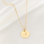 KAYA sieraden Letter necklace ‘Graceful Initial’