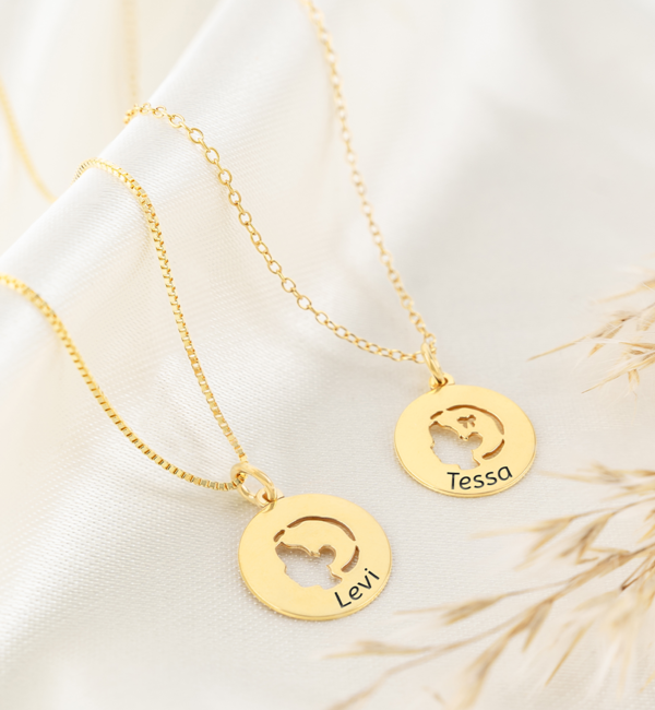 KAYA sieraden Personalized Necklace ‘Child’s Head’