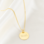 KAYA sieraden Necklace with Name | 12mm disc