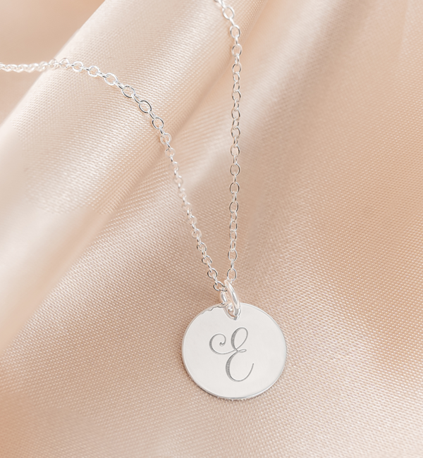 KAYA sieraden Necklace with Name | 12mm disc