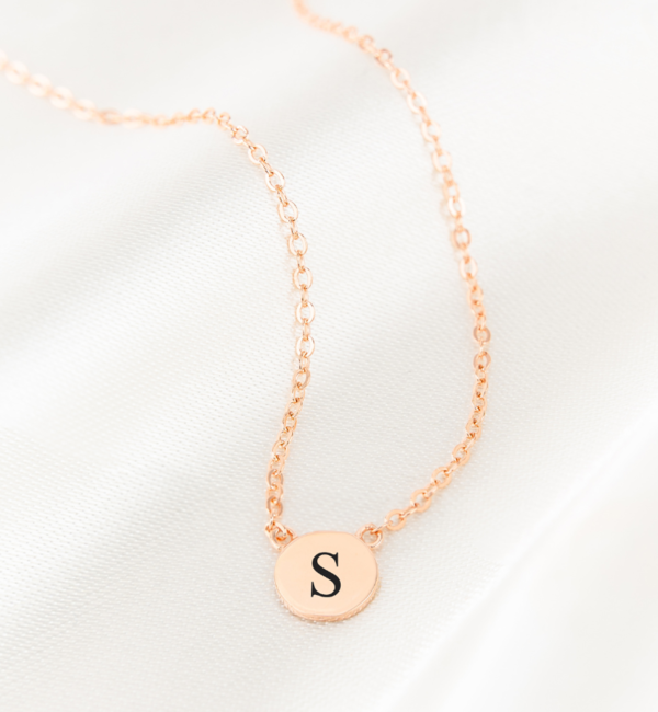 KAYA sieraden Silver Necklace '' Disc & Swarovki® Birthstone '             - Copy