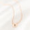 KAYA sieraden Letter necklace ‘Disc’ with initials