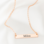 KAYA sieraden Ketting 'Classic Bar' met Gravure