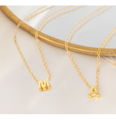 KAYA sieraden 2 friendship necklaces ‘Initials’
