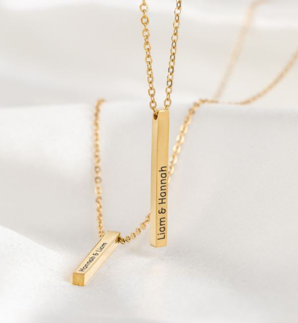 KAYA sieraden Friendship necklace set ‘Elegant Bar’