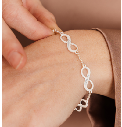 Sieraden Bracelet 'Infinity' 4 Names