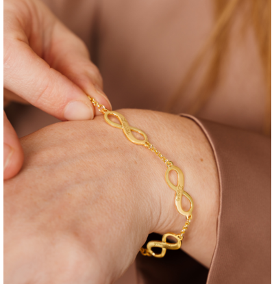 KAYA sieraden Armband 'Infinity' 4 Namen