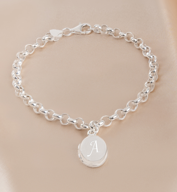 KAYA sieraden Silver necklace 'Medaillong "engraved
