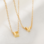 KAYA sieraden Moeder Dochter kettingen 'Initials'