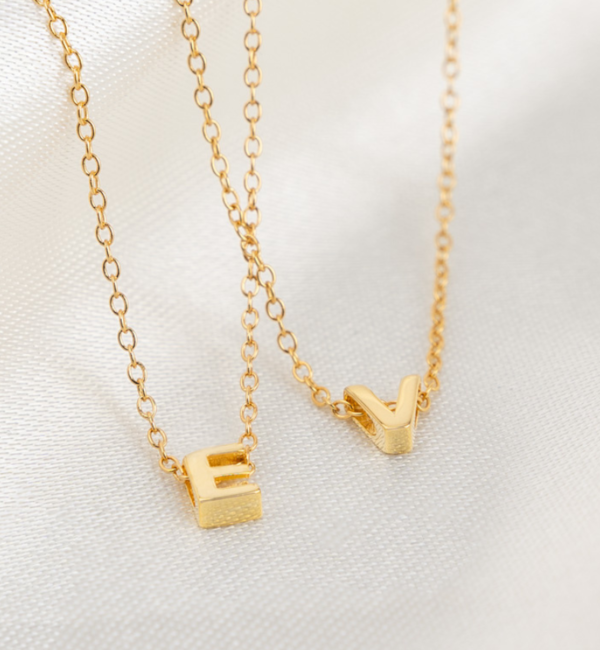KAYA sieraden Moeder Dochter kettingen 'Initials'