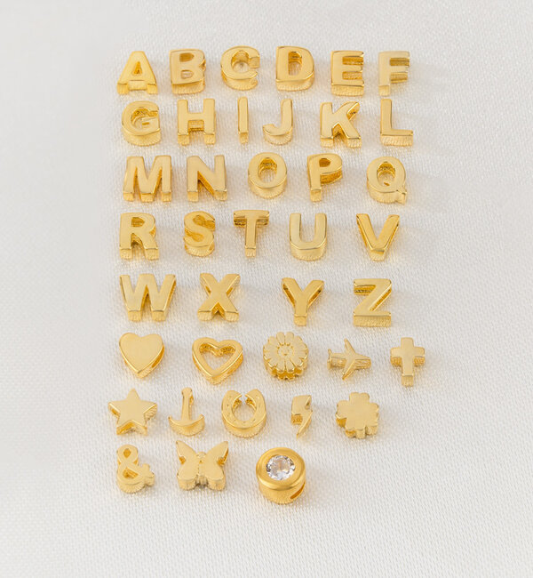 KAYA sieraden Moeder Dochter kettingen 'Initials'