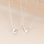 KAYA sieraden Moeder Dochter kettingen 'Initials'