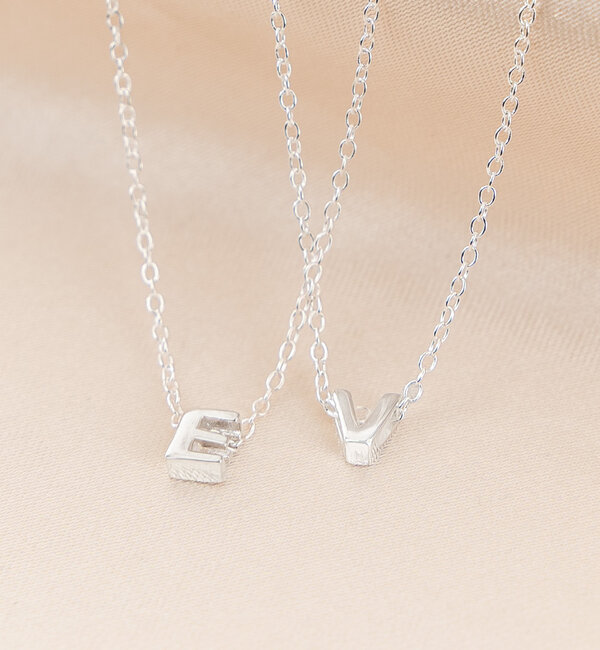 KAYA sieraden Moeder Dochter kettingen 'Initials'