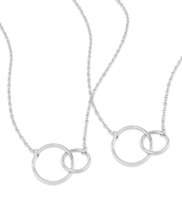 KAYA sieraden Mother Daughter Necklaces Connected | Set of 2