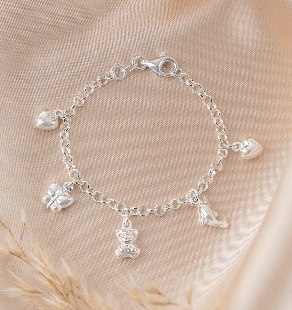 Gouden Bedelarmband - kleur:verguld