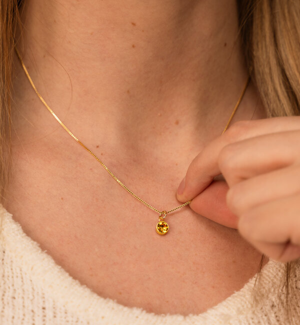KAYA sieraden Ketting met 3 geboortestenen