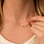 KAYA sieraden Silver Necklace 'Infinity Crystal'