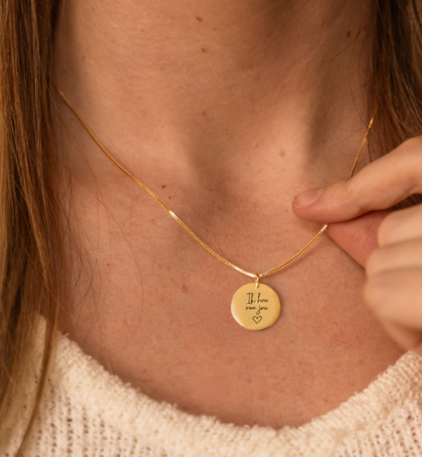 KAYA sieraden Necklace 'Handwritten' with Own Handwriting