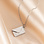 KAYA sieraden Necklace with Engraving 'Letter' | Stainless steel - Copy